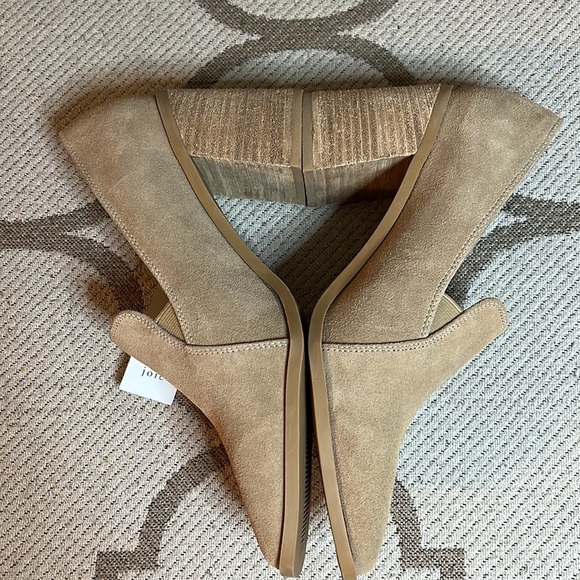 JOIE Wevenly 3” block heels suede upper closed toe shoes - Picture 2 of 13